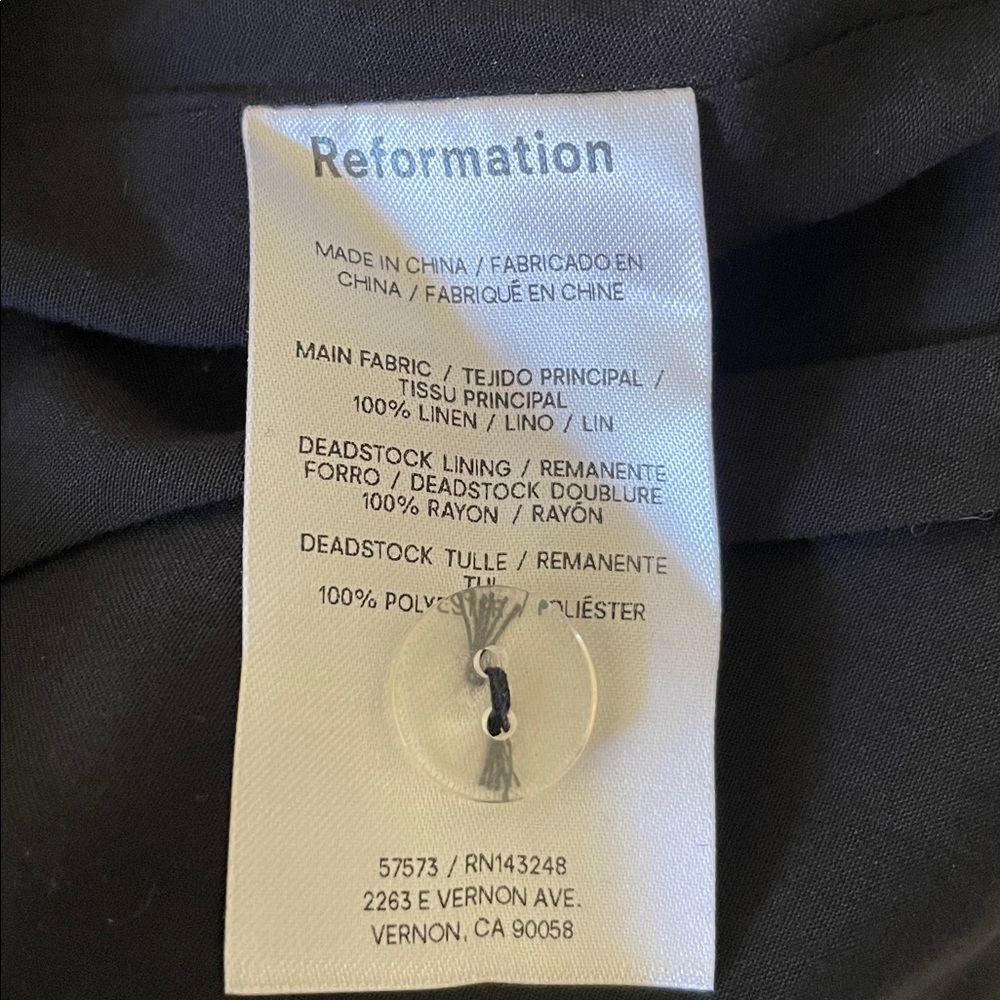 Reformation | Delia linen mini Dress - Picture 10 of 10